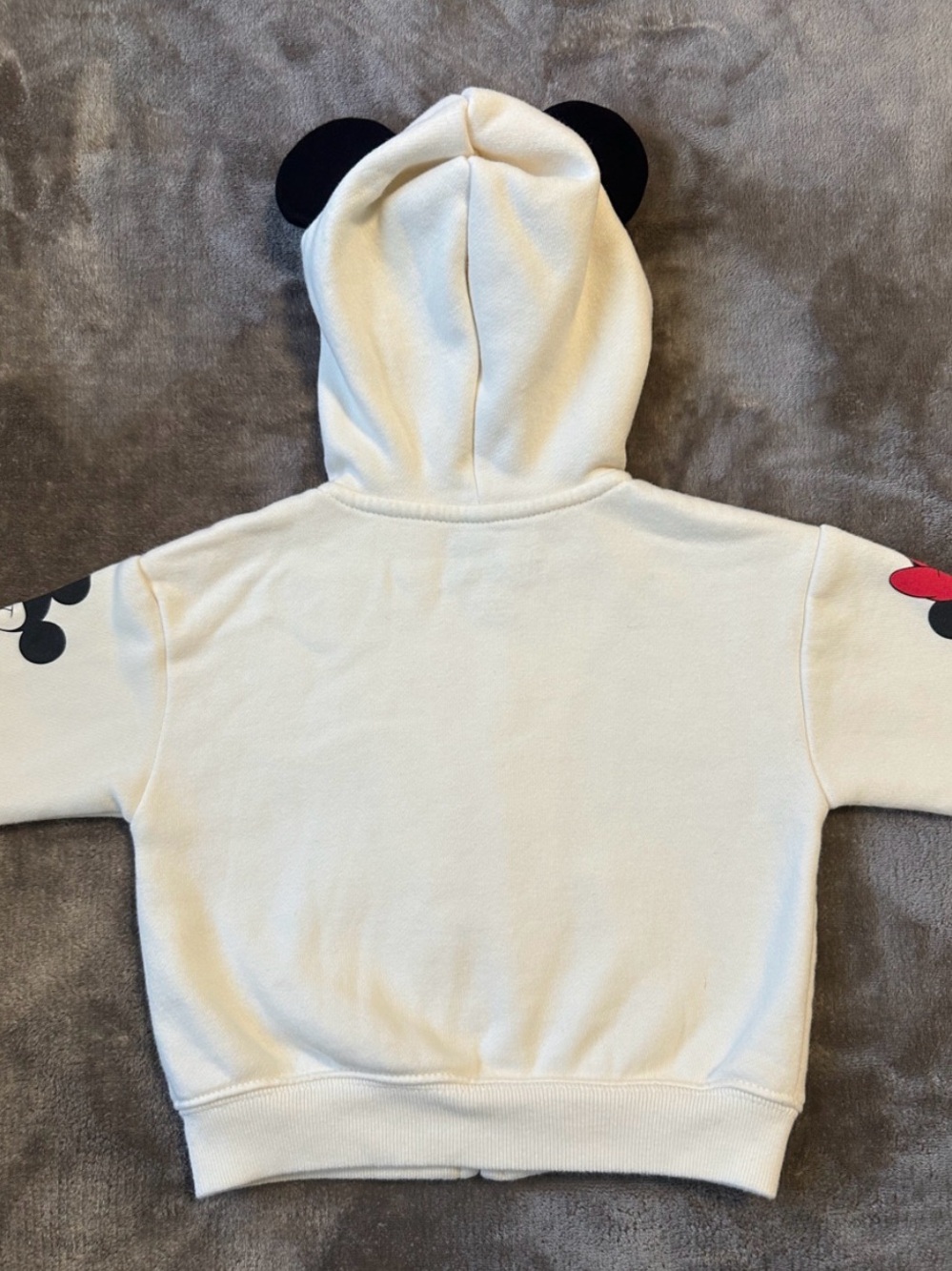 Gap × Disney Baby VintageSoft 3D Mickey & Minnie Ear Zip Hoodie - Picture 5 of 5